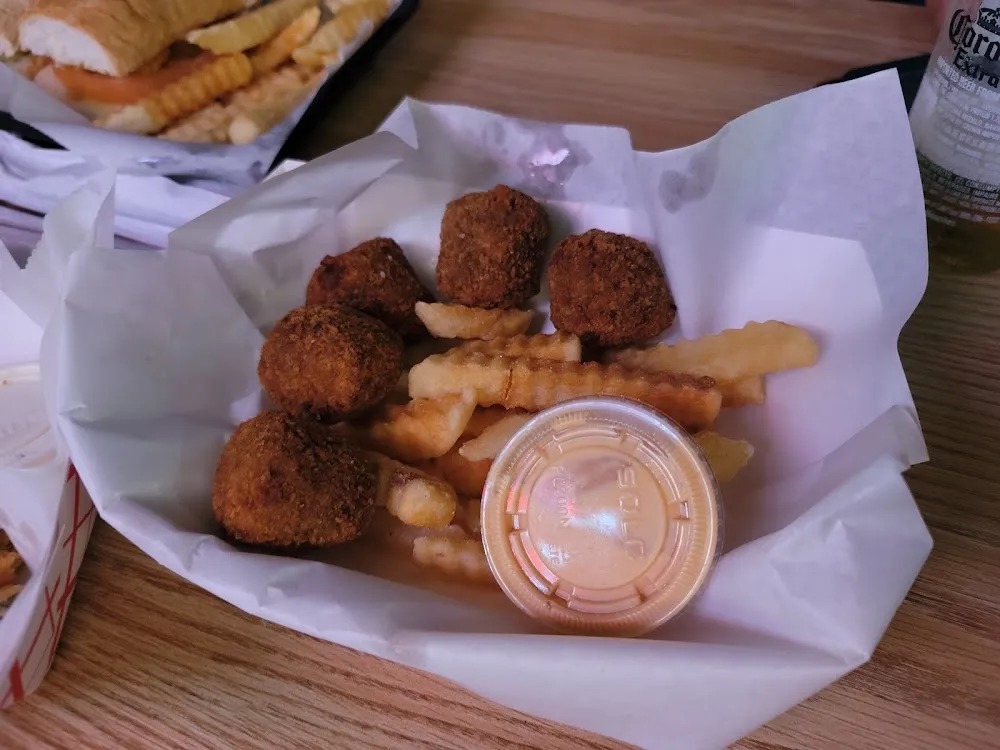 Fried Boudin Balls w Fry